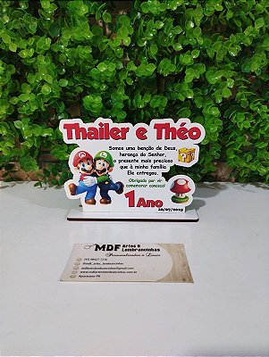 Centro de Mesa Super Mario