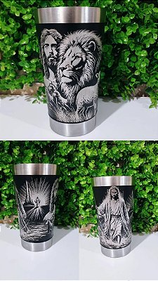 Copo Térmico 473 ml personalizado a laser 360°