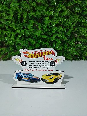 Centro de Mesa Hot Wheels