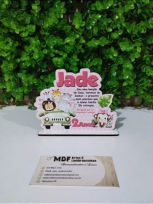 Centro de Mesa Safari Rosa