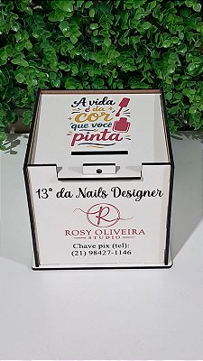 Cofre Décimo Terceiro da Nails Designer