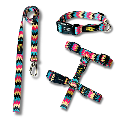 Kit Xplosion - Peitoral H com Guia Slim e Coleira