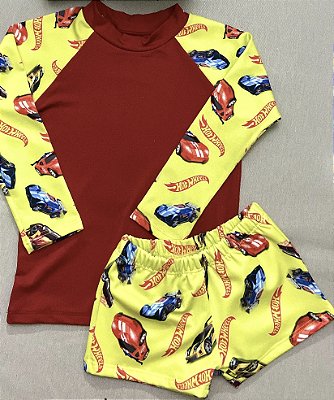 Kit Sunga Infantil + Camisa Proteção UV50
