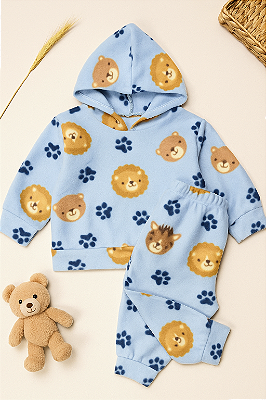 Conjunto Leãozinho Soft  Menino infantil