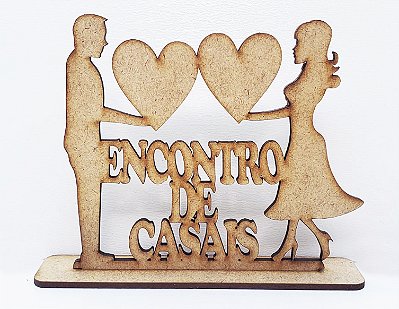 Centro De Mesa Para Encontro De Casais 12 Cm