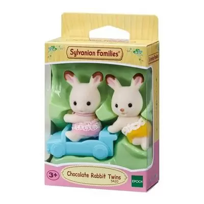 Sylvanian Families Gêmeos Coelho Chocolate -5420 Epoch