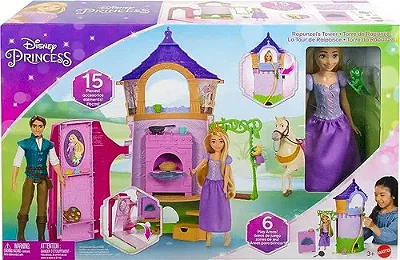 Torre Da Rapunzel Com Boneca Disney Princesa - Mattel - HLW30