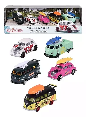1/64 MAJORETTE CONJUNTO COM 5 PCS SERIE VW THE ORIGINALSC - MAJ212055008