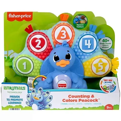 Linkimals Pavão com Penas Coloridas Fisher-Price - HNN77 - Mattel