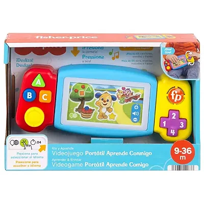 Videogame Portátil Aprenda Comigo Fisher- Price HNH13 - Mattel