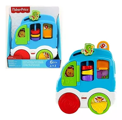 Brinquedo Carrinho Sons Divertidos Fisher Price Mattel CMV95