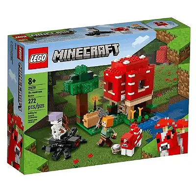 Lego  Minecraft - A Casa Cogumelo -21179 - 272 Peças.