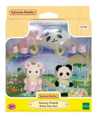 Amigos Jardim da  Infância Caminhando Na Chuva Sylvanian Families - Epoch - 5748