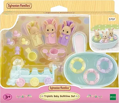 Sylvanian Families Hora Do Banho Dos Trigêmeos 5707 Epoch