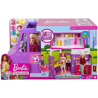 Barbie Veículo Food Truck - Mattel GMW07
