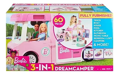 Barbie Acampamento Trailer Dos Sonhos 3 Em 1 - Mattel Ghl93