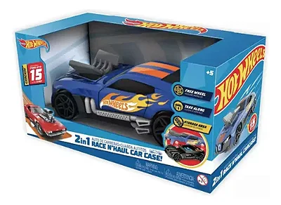 Porta Carinhos Fun Hot Wheels Radical 2 Em 1 Fun - F0102-7