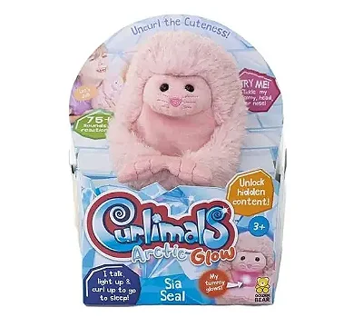 Pelúcia Curlimals Artic Glow Sia A Foca - Fun F0149-1