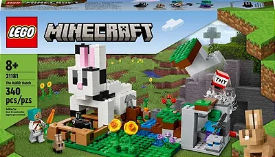 Kit Lego Minecraft 21181 O Rancho Do Coelho 340pc - Lego - 21181