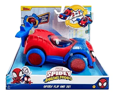 Veículo E Jato Giratório Deluxe Spidey Amazing Friends Sunny-2374