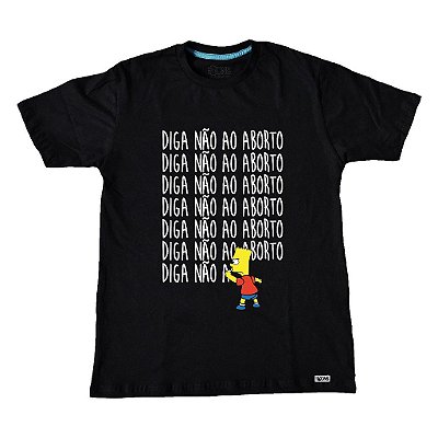 Camiseta Diga não ao Aborto ref 121