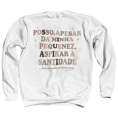 Moletom Gola Careca - Minha Pequenez ref 261