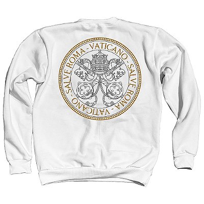 Moletom Gola Careca - Vaticano - Salve Roma ref 255