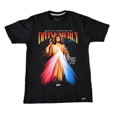 Camiseta usedons Jesus Misericordioso - Preto ref 3184