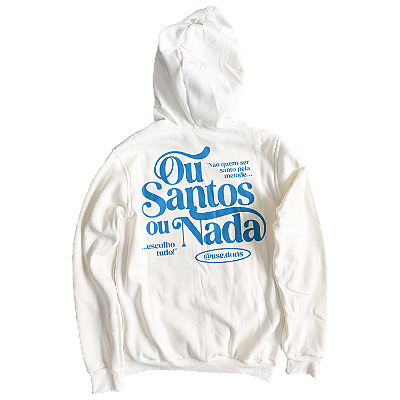 Moletom Ou Santos ou Nada - Off White ref 3201