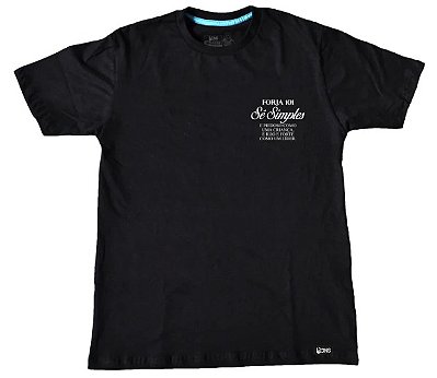 Camiseta Sê Simples - São Josemaria Escrivá - Preto ref 3234