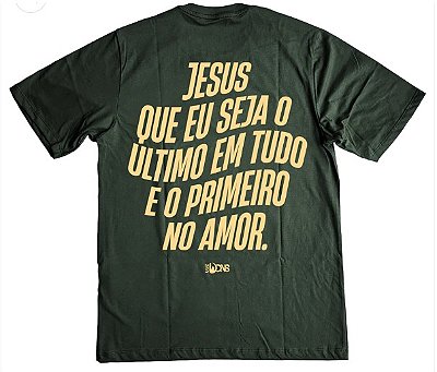 Camiseta Jesus que eu seja - Verde ref 3235