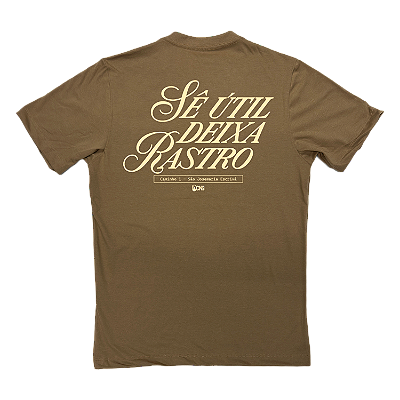 Camiseta Sê útil deixa Rastro ref 3241