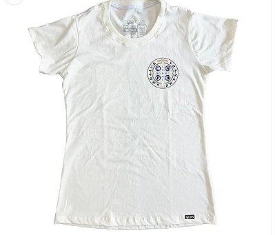 Baby Look Medalhão São Bento - Off White ref 3226