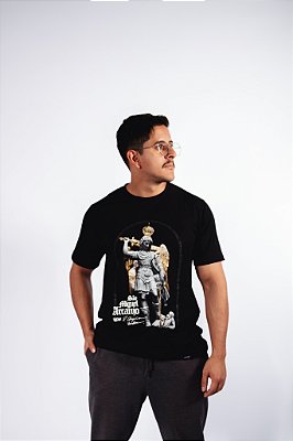 Camiseta São Miguel Arcanjo do Monte Gargano - Preto ref 3251