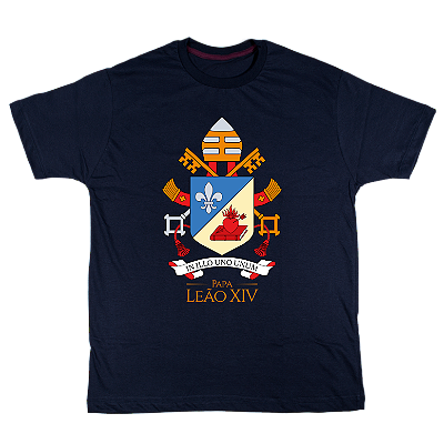 Camiseta Brasão papa Leão XIV - ref 3242