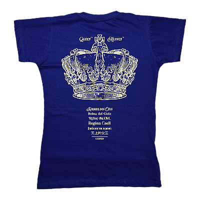 Baby Look Rainha dos Céus - Azul ref 3199