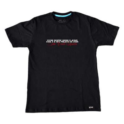 Camiseta São Carlo Acutis Foto - Preto ref 3254
