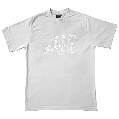 CAMISETA EVOLUÇÃO CINZA URBANO