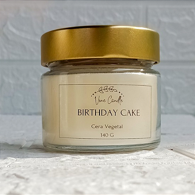 Vela Aromática Birthday Cake 140 G