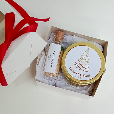 KIT NATAL ILUMINAR - VELA AROMÁTICA
