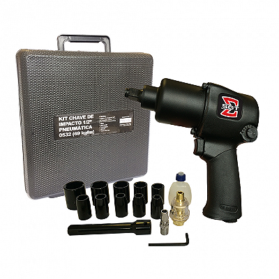 SGT-0532AK - KIT CHAVE DE IMPACTO 1/2" (69KGF.M)