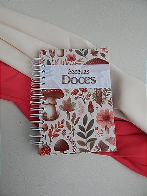 Caderno de Receitas Infinito - Cogumelo
