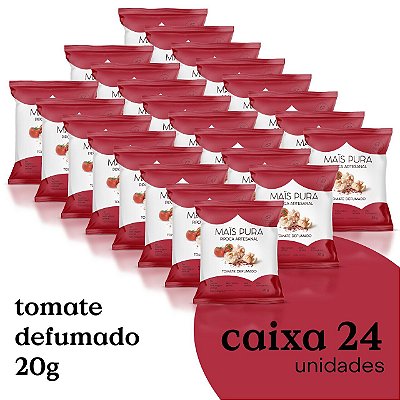 Pipoca Artesanal Mais Pura Tomate Defumado 20g (24 unidades)