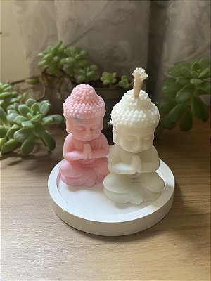 Kit 5 mini Vela aromática Buda