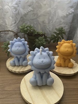 Kit 5 mini vela aromática Leão