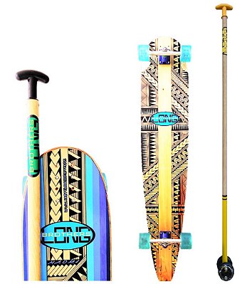 Skate Longbrothers Clássico Maori 55 + remo