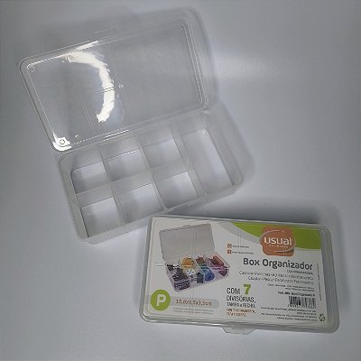 Caixa organizadora 7 divisórias P