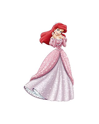 Estampa Digital DTF PuppyArt! Ariel Rosa