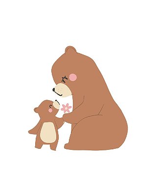 Estampa Digital DTF PuppyArt! Ursa Mãe 1