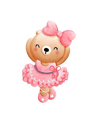 Estampa Digital DTF PuppyArt! Ursinha Bailarina 1